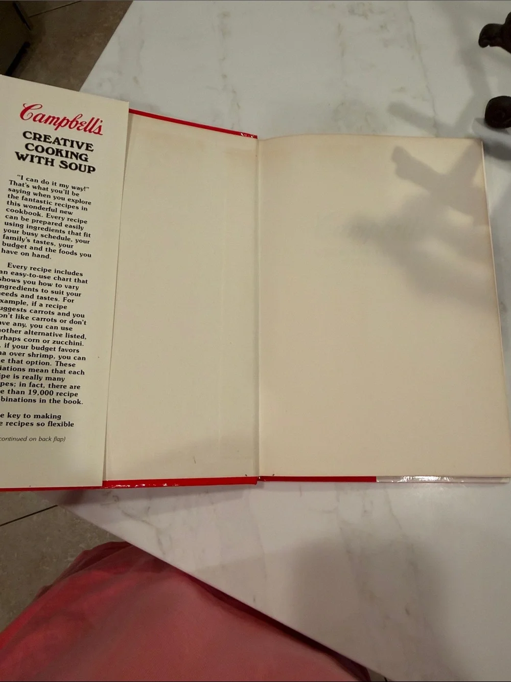 Campbell Creative Cooking with Soup Cookbook Over 19,000 Delicious Recipes 1985